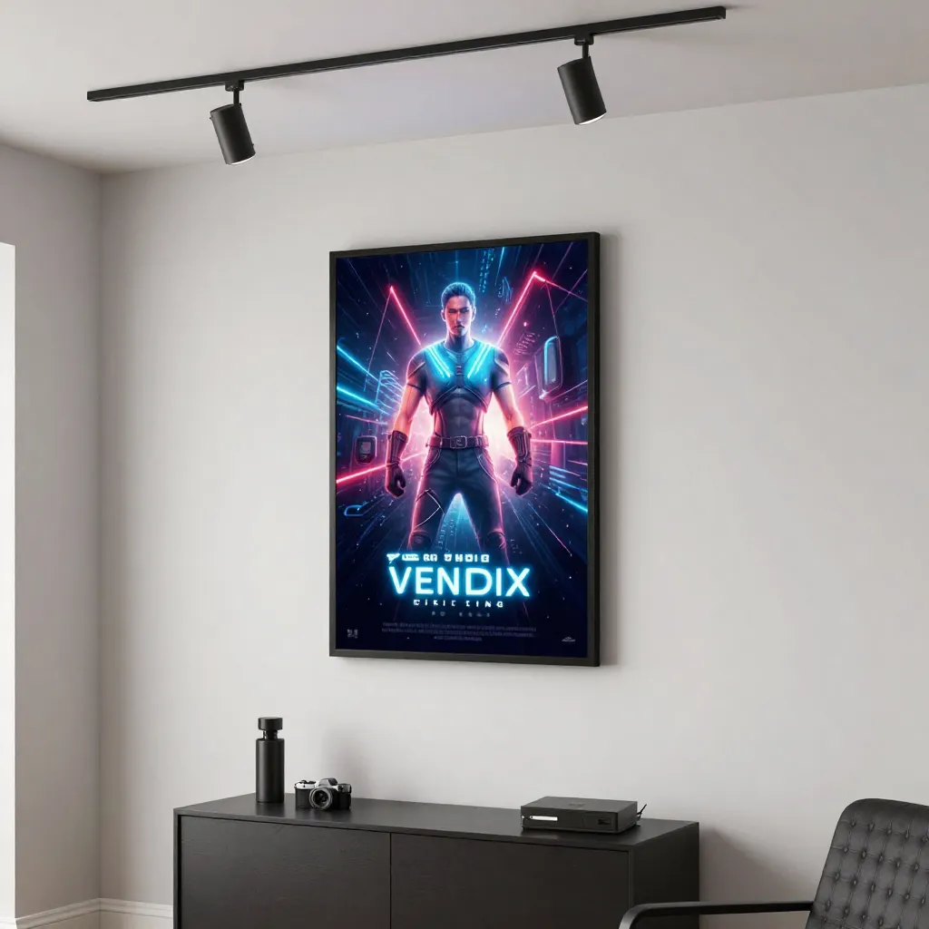 Wall art and neon decor for game rooms